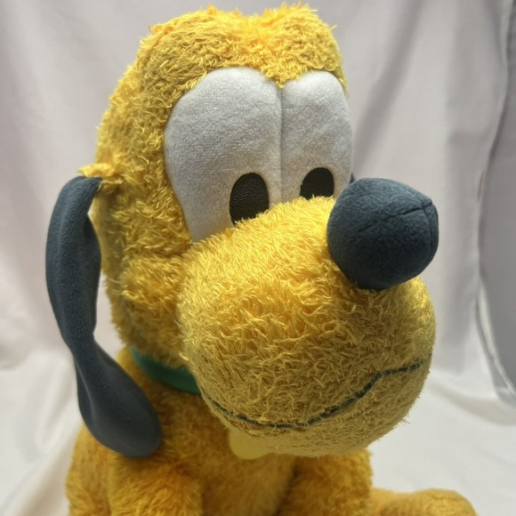 Pluto Weighted Plush Medium 14'' Disney Parks Exclusive Missing Weight Souvenir - Picture 2 of 10